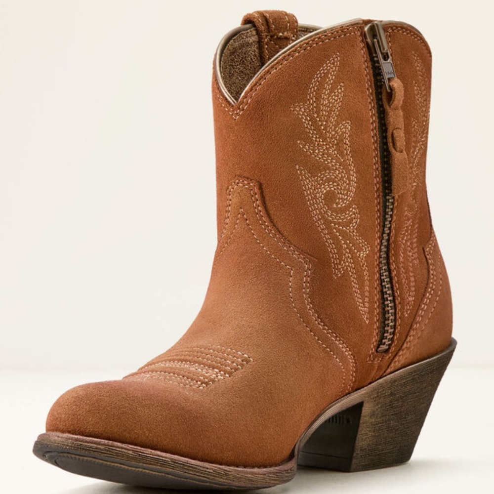 Ariat Harlan western boots brown leather cowboy low bootie 
#western #cowboy